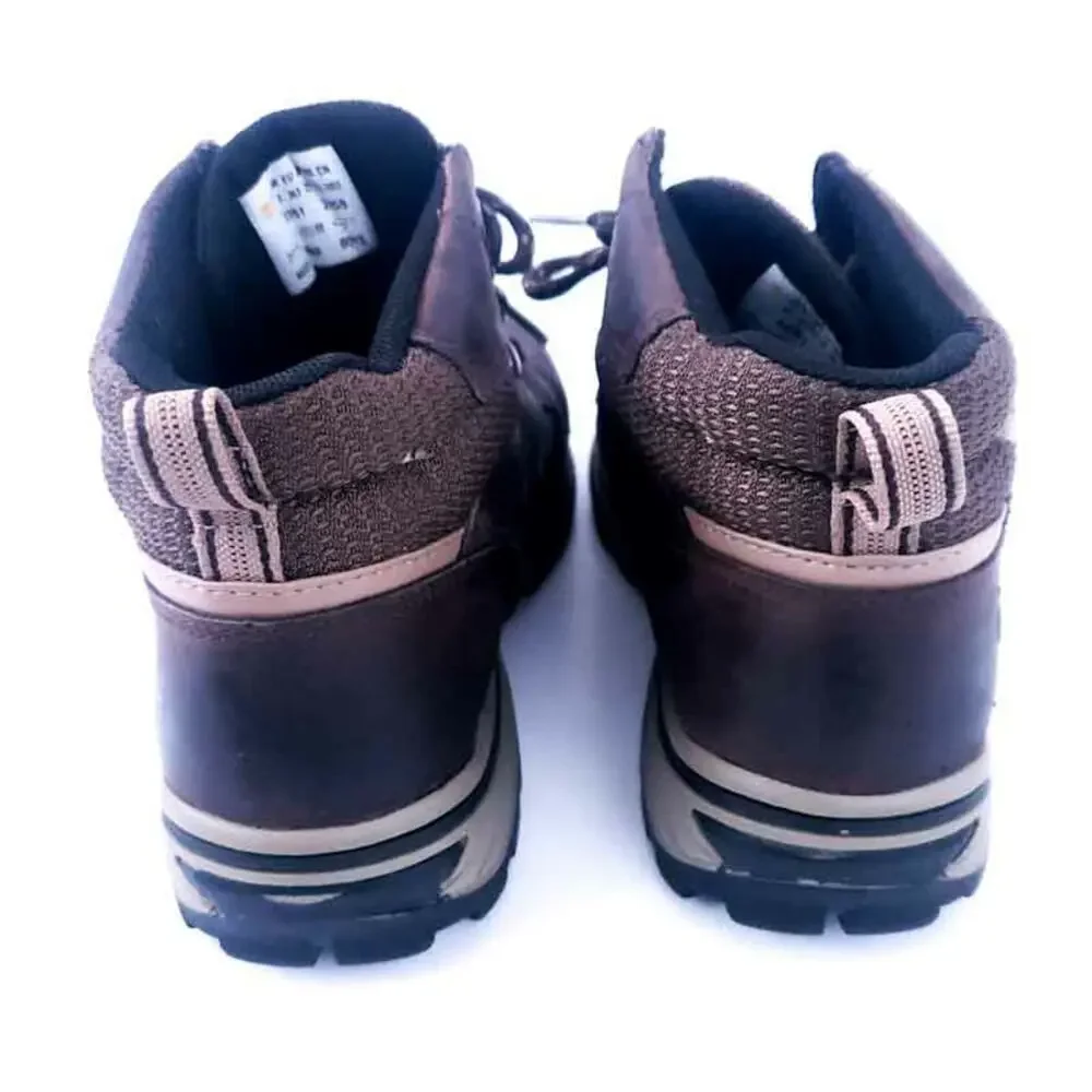 Timberland Leather Boots Brown Boys Size 2.5, Hiking Outdoors Winter